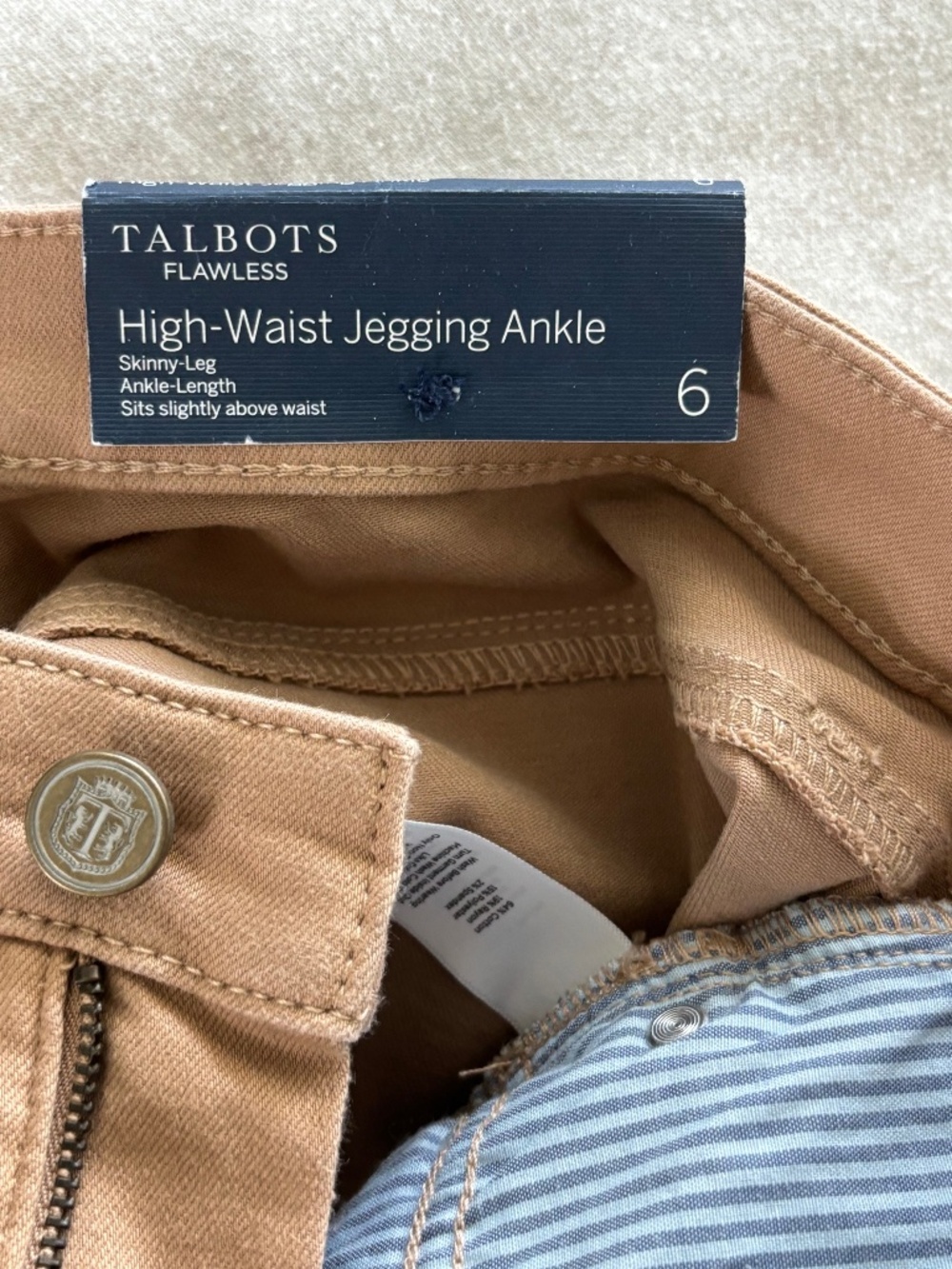 NWT Talbots Flawless High Waist Ankle Jean Sz 6 - Picture 11 of 11